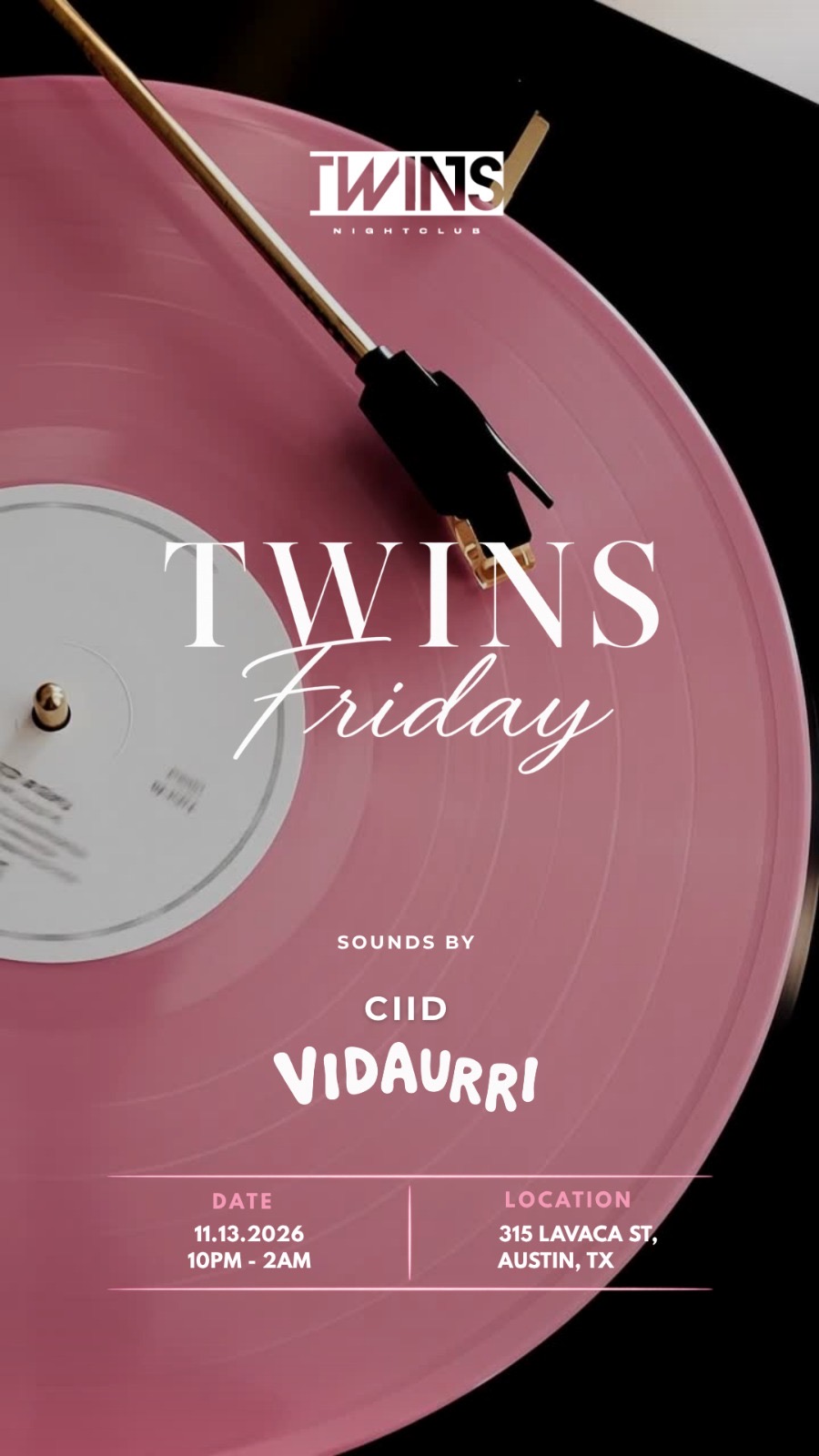 TWINS Friday | Nov 13th