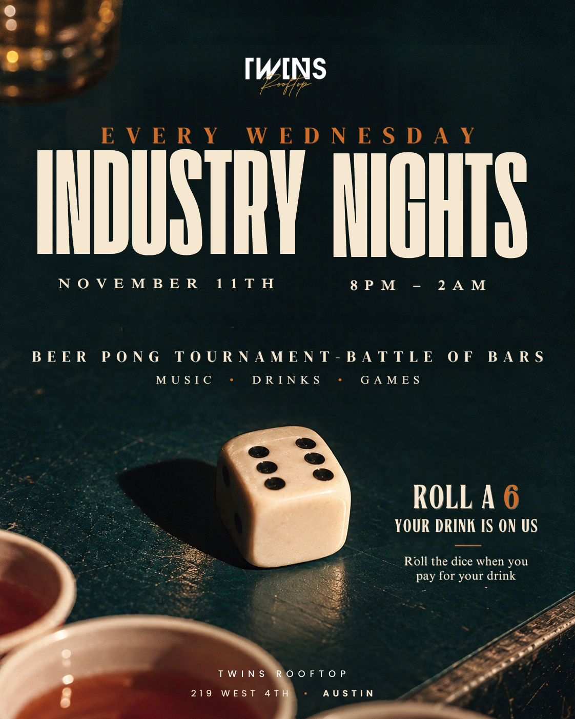 INDUSTRY NIGHTS AT TWINS